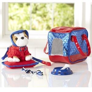 Journey Girls Pet Playset  Plush Outfit Dog Carrier